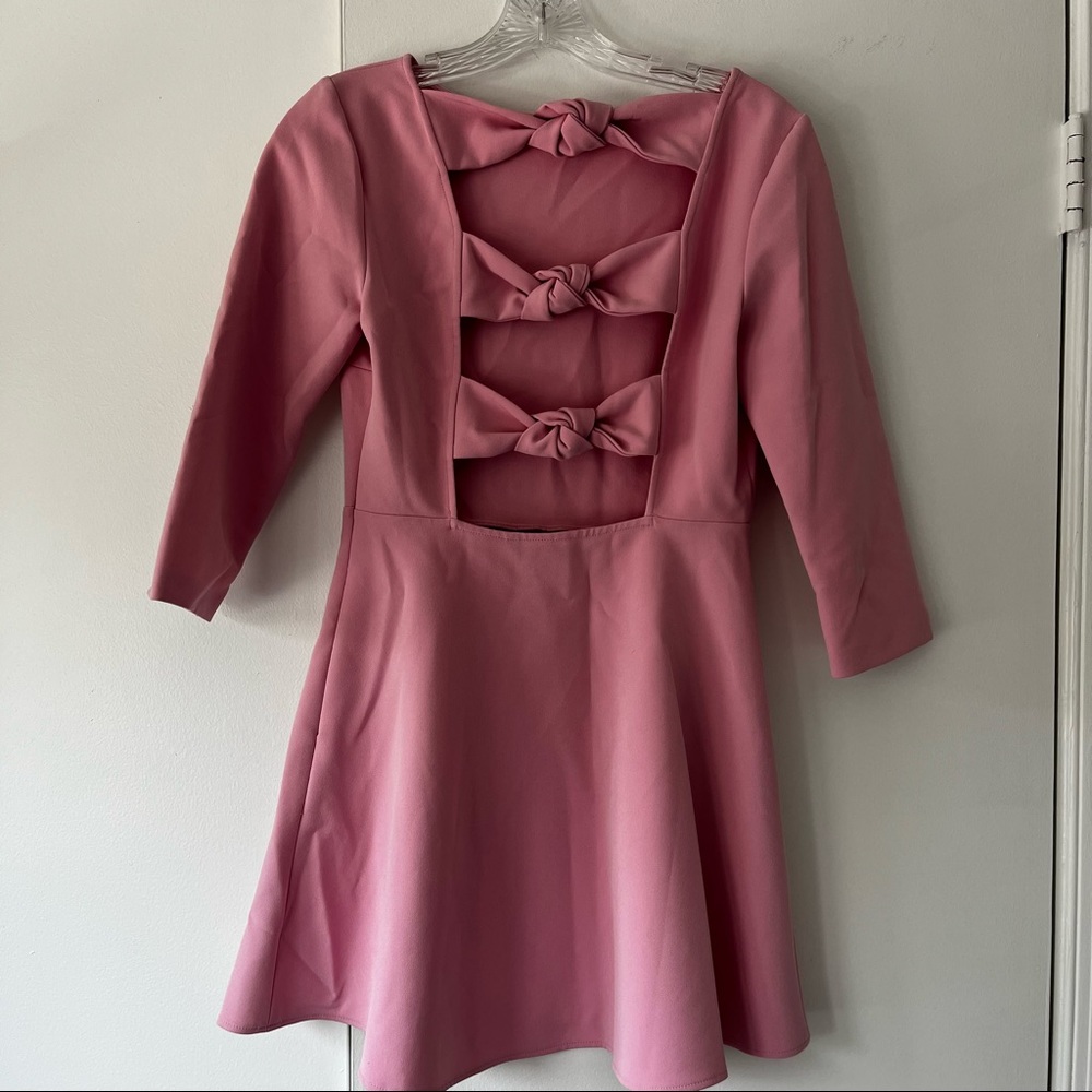 Zara Light Pink Mini Dress (M)